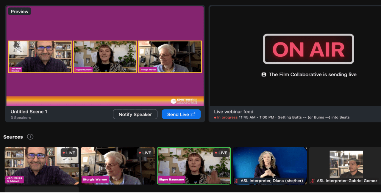 Webinars, Workshops and the Distribution Intensive